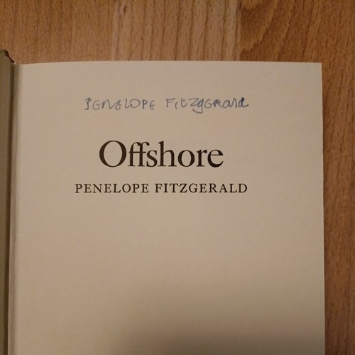 Penelope Fitzgerald Offshore SIGNIERT 1/1 BOOKER PREISTRÄGER 1979 - Bild 3 von 7