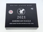 2021-W Burnished American Silver Eagle Type 2, OGP