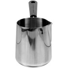 Sauce Pot with Handle Scale Design Oil Pot Sauce Pan Stainless Steel Sauce