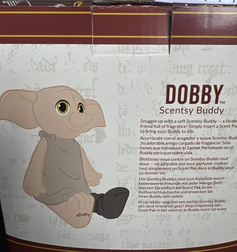 New in Box DOBBY Scentsy Buddy with Wizarding World Harry Potter Scentys Pack - Picture 5 of 7