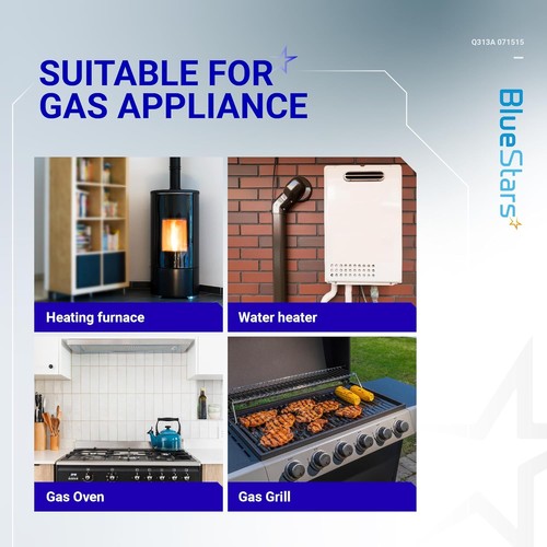 24" Universal Fireplace Millivolt Resistance Thermopile Pilot Generators 750mv*2 - Picture 6 of 16