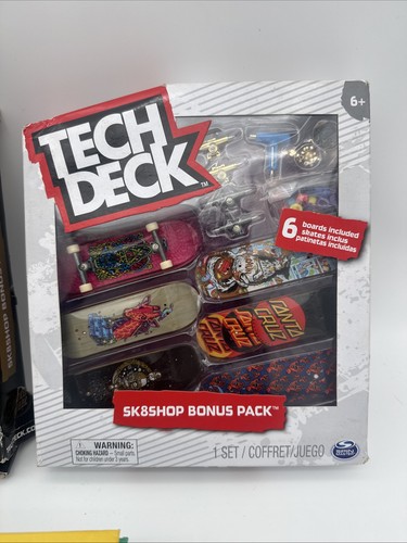 Tech Deck Sk8shop Bonus Pack Santa Cruz Lot Of Two W/ Bonus Blind Shred It! - Picture 3 of 24