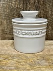 Le Creuset Butter Bell Vapeur Stoneware EUC