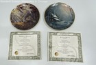Lot of 2 Vintage Franklin Mint Collector Plates with Coa