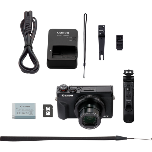 Canon PowerShot G7X Mark III 20.1MP 4K Camera 4.2x Zoom Vlogger Kit Black - Picture 13 of 15