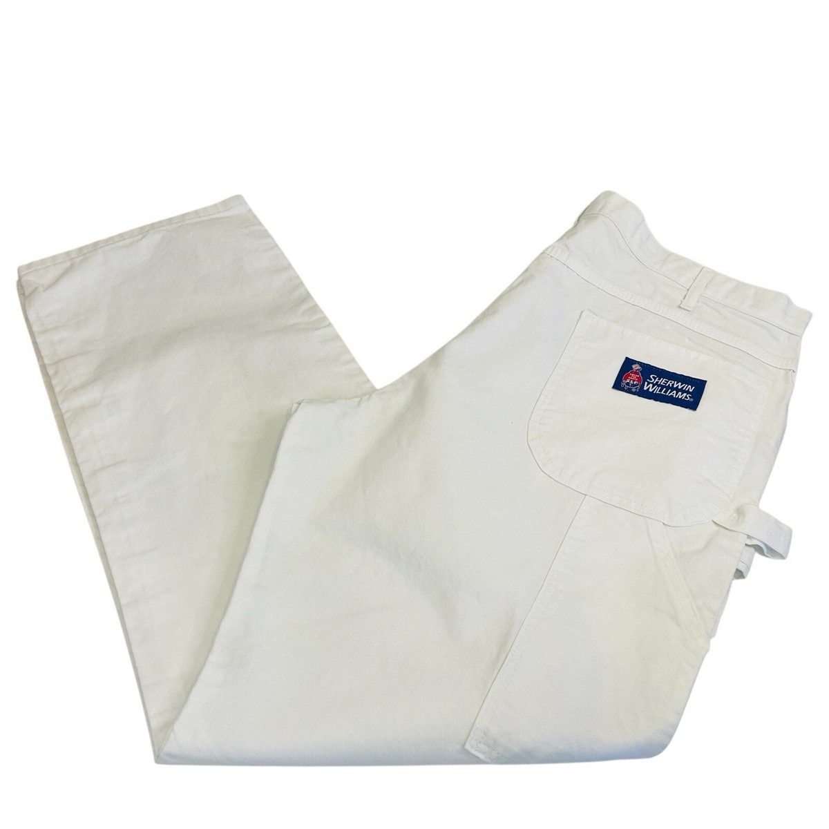 Dickies Sherwin Williams Mens 40x32 Carpenter Painter Pants White