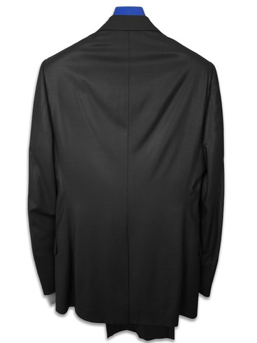 Dior Homme Suit Black Waxed Effect Shine SS09 sz. eu44 us34 XS - Picture 6 of 9