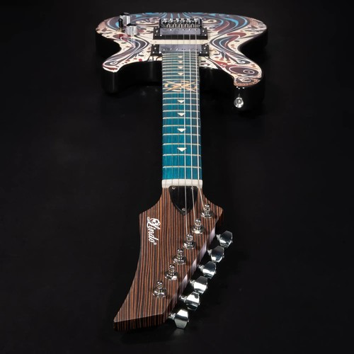 Guitarra Eléctrica Lindo Sahara V2 Incrustación Estrella Náutica | Diseño Reino Unido Edición Especial - Imagen 5 de 11