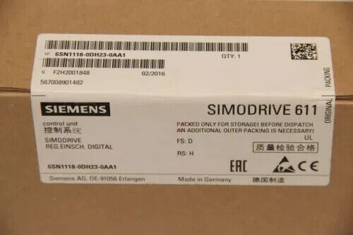 6SN1118-0DH23-0AA1 Neu SIEMENS SIMODRIVE 611 Modul 6SN1118-0DH23-0AA1 - Bild 1 von 4
