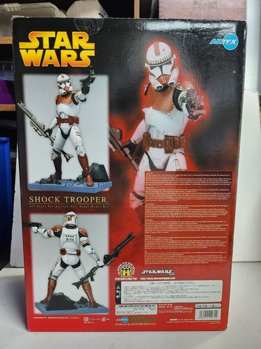 STAR WARS KOTOBUKIYA 1/7 SCALE SHOCK TROOPER AS NEW BACK IN BOX LIMITED 1000 - Picture 3 of 6
