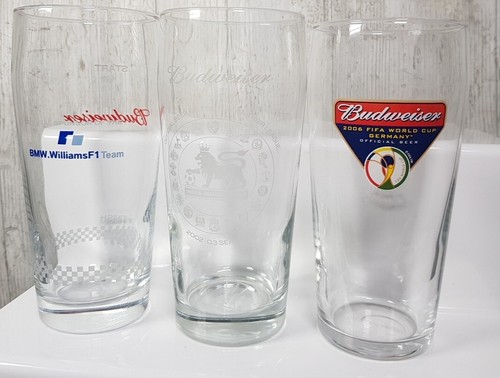 Budweiser Fifa World Cup / Premiere / BMW Pint Gläser X 3 - Bild 3 von 4