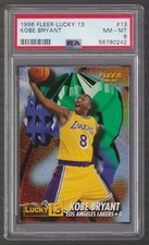 1996-97 Fleer Lucky 13 #13 Kobe Bryant PSA 8 Near Mint Mint 0242