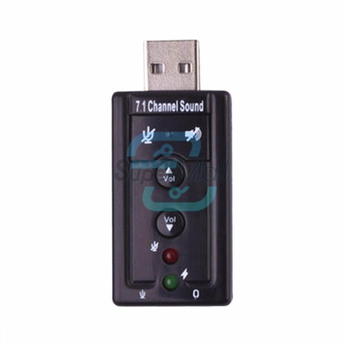 Mini USB 2.0 3D virtuale 480 Mbps adattatore scheda audio esterna 7,1 canali - Foto 6 di 8