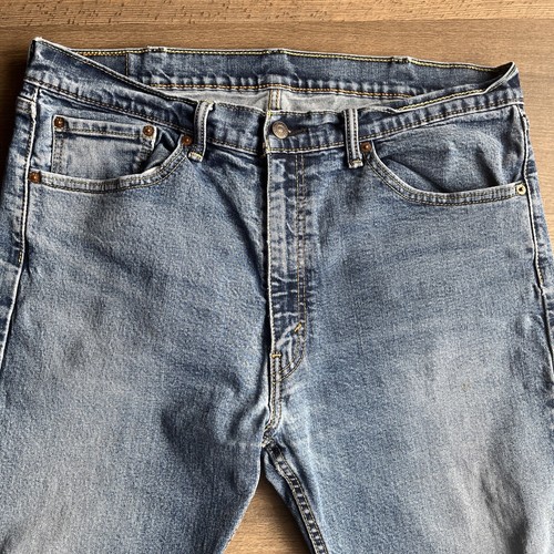 Levi’s Men’s 505 Blue Jeans W38 L29 Medium Wash - Picture 2 of 12