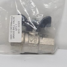 Ball Valve 20mm Male DZR Brass Black Handle