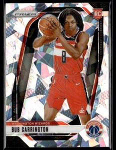 2024-25 Panini Prizm Bub Carrington Ice Prizm RC #244 Washington Wizards