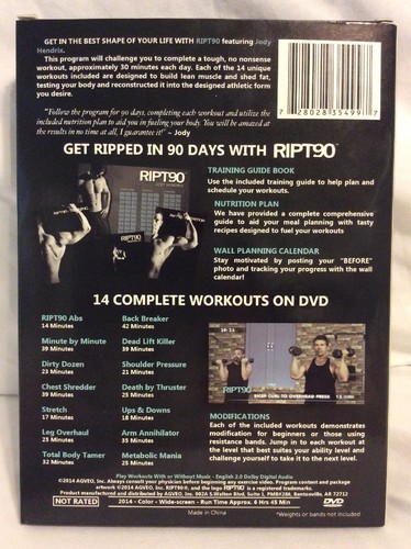 RIPT90 Workout Program with Jody Hendrix 14-Disc DVD Set VG - Picture 11 of 11