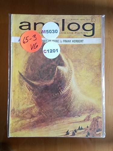 Analog Science Fact/Science Fiction 1965 March "Prophet of Dune" part 3 of 5. - Imagen 24 de 24
