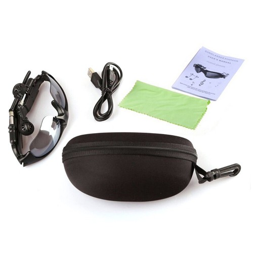 Smart Bluetooth 5.0 Gafas de sol Auriculares Deportes Inalámbricos Estéreo Auriculares Auriculares - Imagen 17 de 28