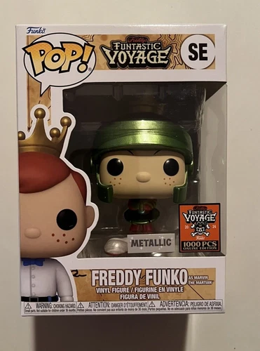 FUNTASTIC VOYAGE 2024 FREDDY FUNKO AS MARVIN MARTIAN METALLIC LIMITED ED 1000
