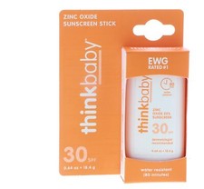 ThinkBaby Sunscreen - Face & Body - Spf 30 - .64 oz