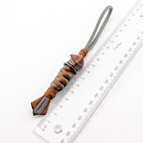 Warrior Crusader Knight Paracord EDC Lanyard Handmade Practicalix Custom Aus - Foto 3 di 10