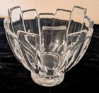 Gorham Crystal Asymetrical small Crystal trinket Candy bowl 4 inch x 3.5 inch