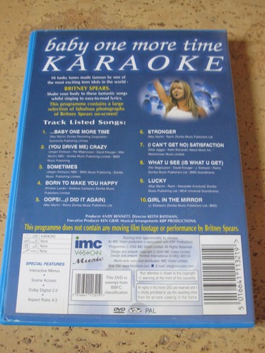 Britney Spears - baby one more time KARAOKE ( DVD ) - Bild 2 von 2