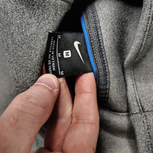 Air Force Nike Repel Kurzarm Hoodie Herren Medium Grau On Field Half Zip Gefüttert - Bild 9 von 12