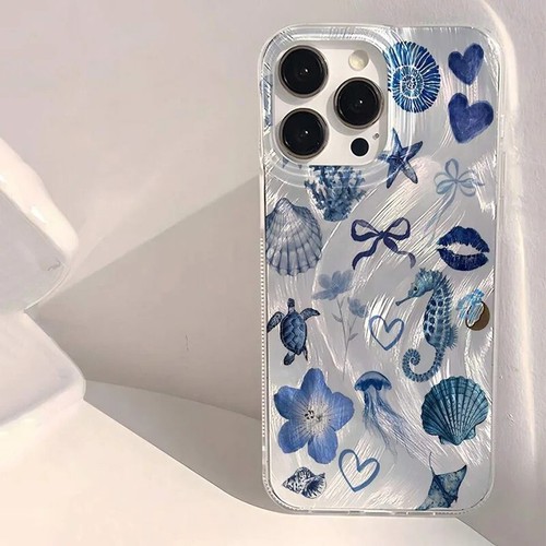 Coque arrière téléphone Seaside Wave Beach pour iPhone 16 15 14 13 12 11 Pro Max 16 - Photo 11 sur 21