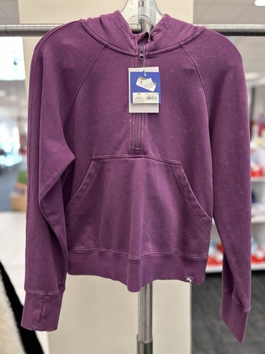 Joy Lab Women’s 1/2 Zip Purple Pullover Size XS - Picture 2 of 6