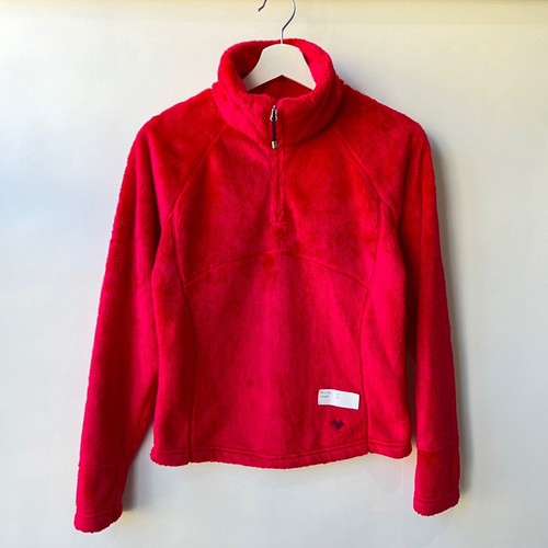 Obermeyer Girl Furry fleece half-zip pullover , red/pink, Size L C30 - Picture 2 of 10