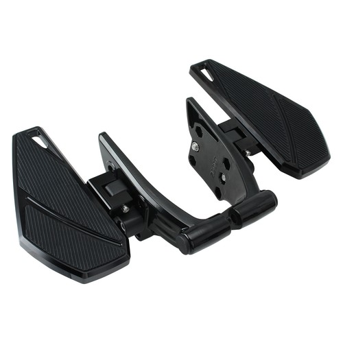 Black Foldable Rear Floorboards - For Indian Roadmaster, Challenger, Chieftain - Picture 13 of 19