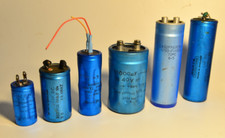 Job Lot 6 Chunky  Electrolytic Capacitors - Used