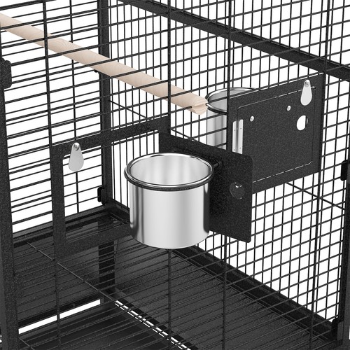 GBPET Large Bird Cage Parrot Aviary Bird-Standing-Alone Budgie Top Ladder 176cm - Picture 10 of 12