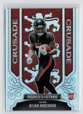 2023 Rookies & Stars  Crusade Silver Prizm #CR-2 Bijan Robinson (RC) Falcons