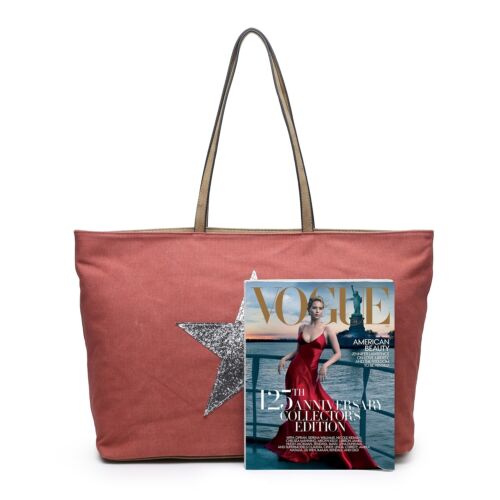 Bolso de hombro grande inteligente para playa comprador fin de semana estrella brillante mujer lona Reino Unido - Imagen 3 de 6