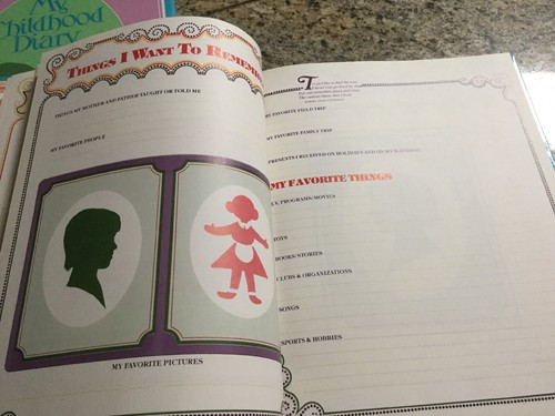 My Childhood Diary From Kindergarden Through 12th Grade New Never Used Book Vtg - Picture 4 of 6