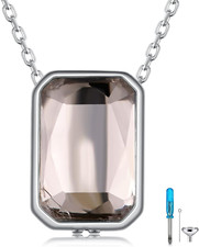 Urn Necklace for Ashes 925 Sterling Silver Cremation Jewelry Pendant Cremation K