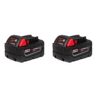 M18 REDLITHIUM XC5.0 Resistant Battery 2PK Milwaukee Tool 48-11-1852R