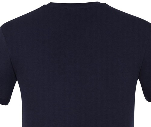 Calvin Klein Men's Navy Blue T shirt 100% Cotton Print Ck Logo In Front - Picture 13 of 14