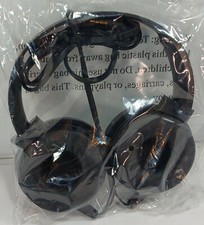 1 NEW BARKS 3.5MM JACK WIRED DURABLE NOISE REDUCING HEADPHONES NNB *MAKE OFFER*