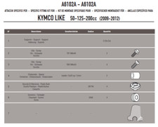 GIVI Kit Attacchi Parabrezza per KYMCO Like 50-125-200i 2009 - 2016