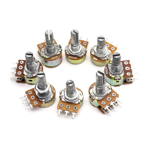 Variable Resistor Adjustable Resistance Linear Taper Potentiometer B1K to B1M - Picture 6 of 16