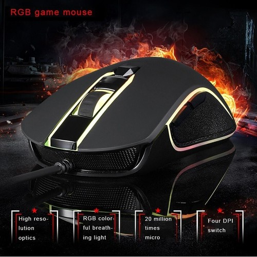 Motospeed CK888 Wired Keyboard And Mouse Gaming Set Red Switch With RGB Backlit - Foto 13 di 18