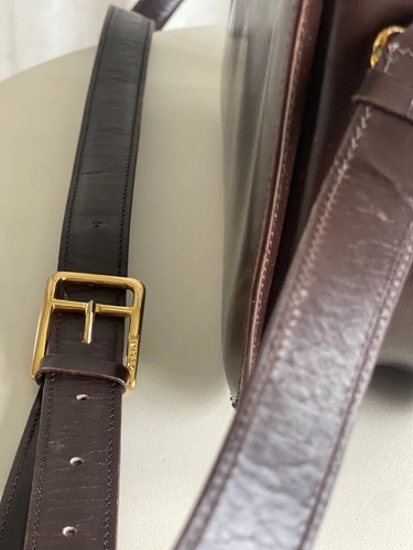Bolso bandolera vintage de cuero Celine - Imagen 5 de 6