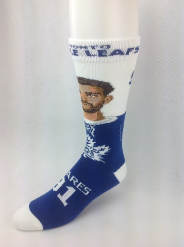 Toronto Maple Leafs Hockey John Tavares Selfie Crew Socks - Picture 3 of 4