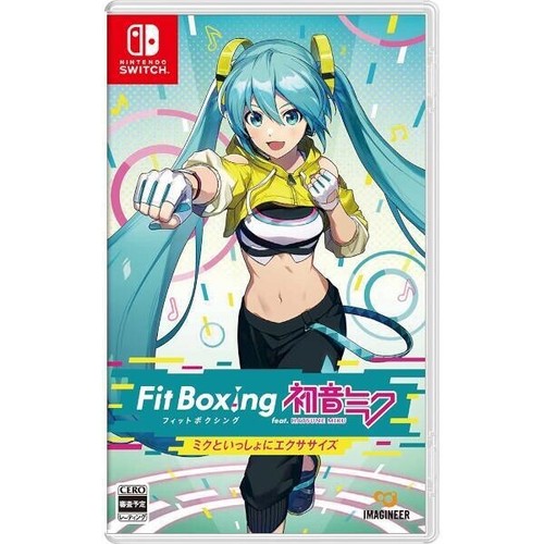 Fit Boxing feat.Hatsune Miku Exercise with Miku Nintendo Switch Shipping from JP - Picture 1 of 9