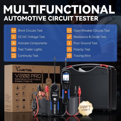 Car Powerscan Probe Circuit Electrical Tester Automotive Test Located Break Wire - Picture 5 of 13