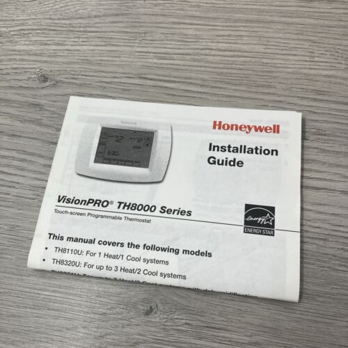 Honeywell VisionPRO 8000 TH8110U1003 7-Day Programmable Thermostat PARTS/REPAIR - Picture 7 of 9